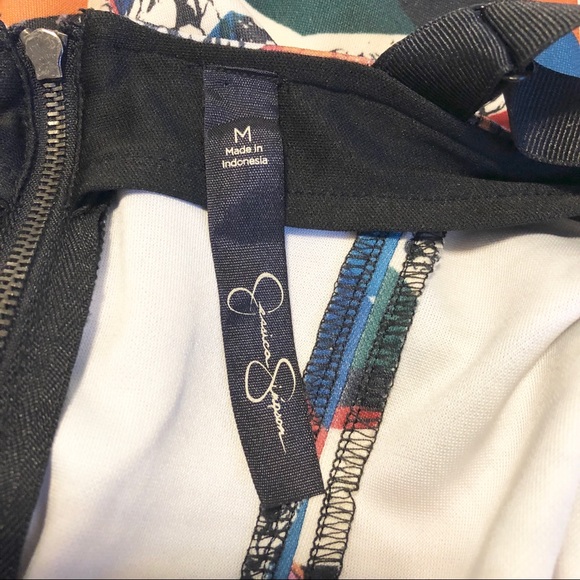 Jessica Simpson Kymball Geometric Floral Dress - Picture 7 of 9